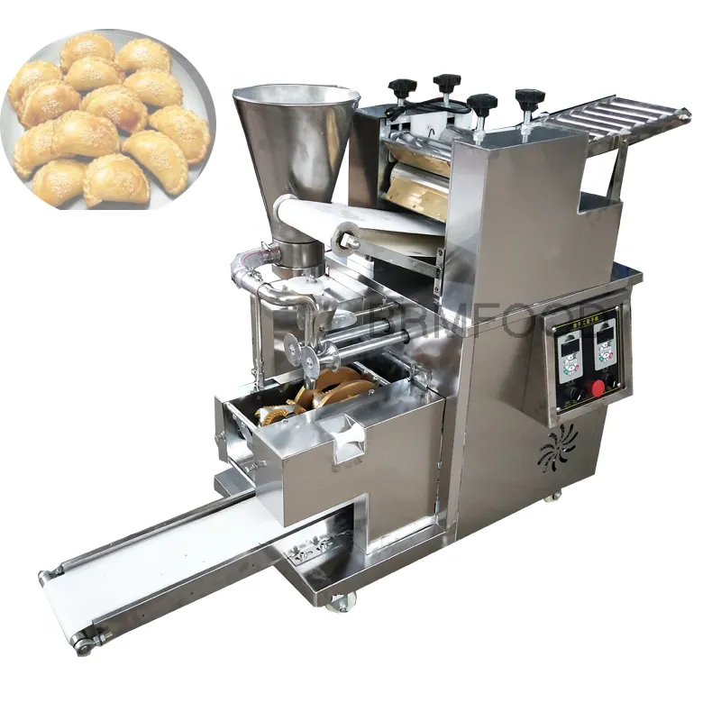 220V Commercial stainless steel Lmitation Handmade Dumpling Machine Production Equipment Adjustable Gyoza manufacturer   Samosa Making maker