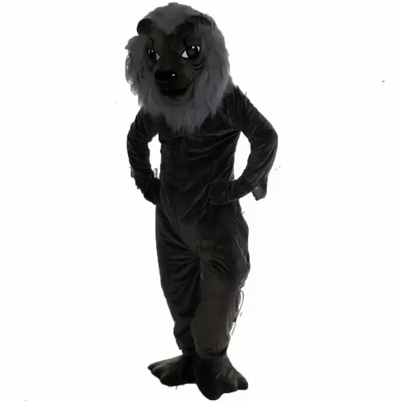 2021 Costume de mascotte de lion d'Halloween Personnage de thème animal de dessin animé Carnaval de Noël Costumes fantaisie Taille adulte Tenue d'extérieur