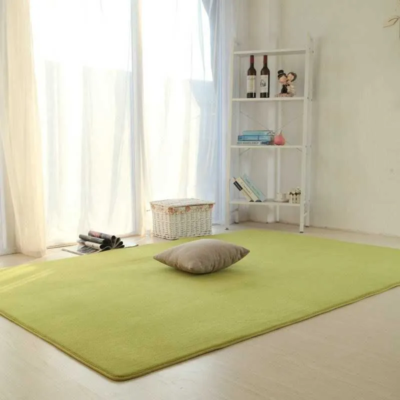 Yinzam Nordic Coral Velvet Alfombra para sala de estar 200X300 Cama Niños Manta antideslizante Mesita de noche Rectangular 80X200 Alfombra de piso. 210626