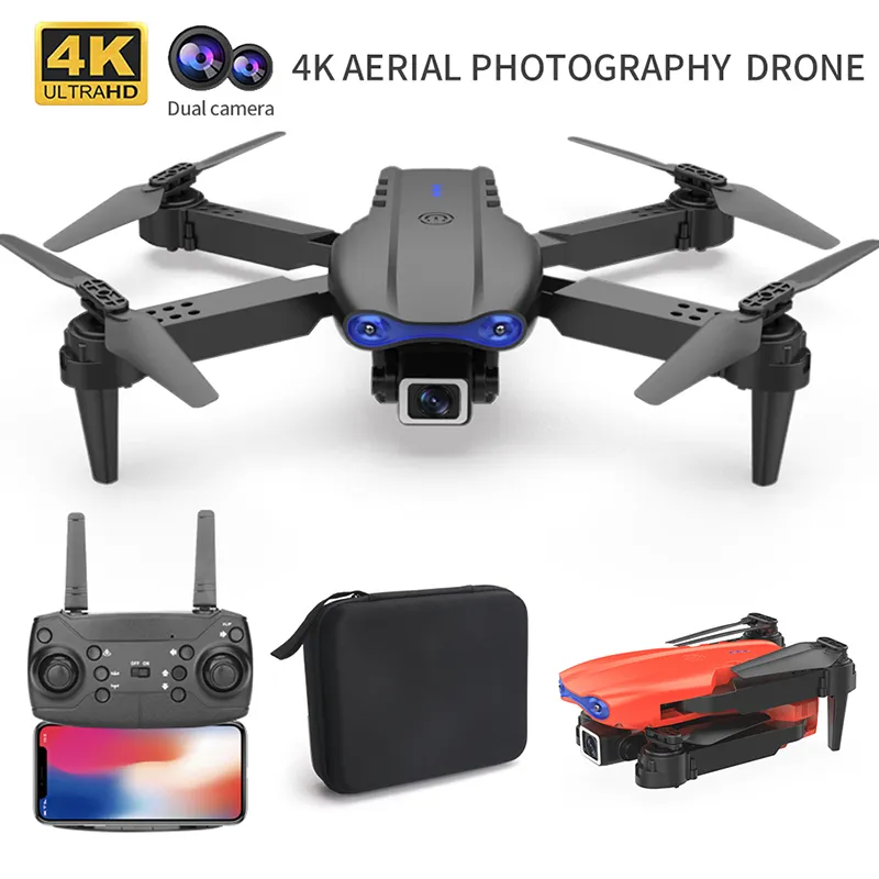 Högkvalitativ K3 Drone 4K HD vidvinkell Enkelkamera 1080p WiFi Visuell positionering Höjd Håll Följ mig drönare