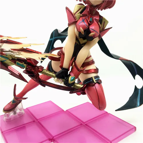 17 Anime Action Figure Xenoblade 2 Chronicles Game Fate Over Pyra Hikari Fighting Ver Pvc Collection Figures Toy with gift (13)