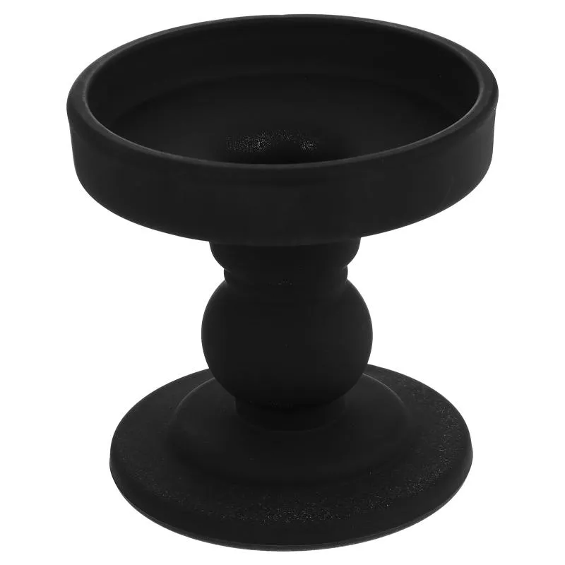 Świeczki Posiadacze 1 PC Dekoracje Dekoracyjne Dekoracyjne szkło Candleholder Matte Effect Base