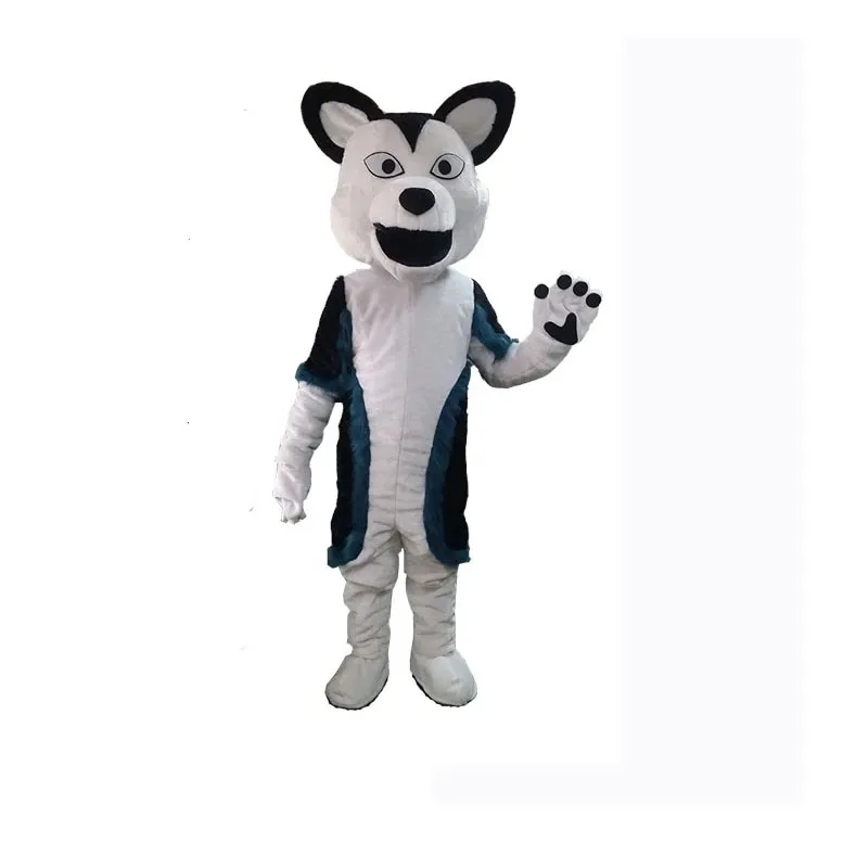 Abito da festival Husky Dog Fox Fursuit Costumi mascotte Carnevale Halloween Regali Unisex Adulti Fancy Party Games Outfit Holiday Celebration Abiti da personaggio dei cartoni animati