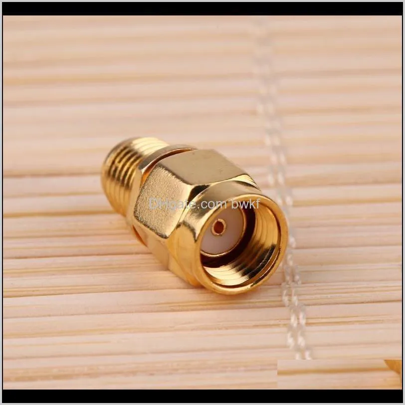 Conectores, enchufes Enchufes Aessories Suministros Componentes electrónicos Office School Business Industrial2Pcs Coaxial Rf Adapter Connector Sma F