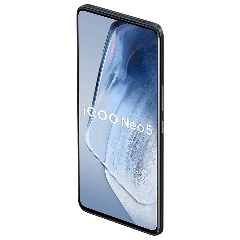 Original Vivo IQOO NEO 5 5G Telefone Celular 8GB RAM 128GB 256GB ROM Snapdragon 870 48.0mp NFC 4400mAh Android 6.62 polegada de tela cheia de tela fingerprint de identificação