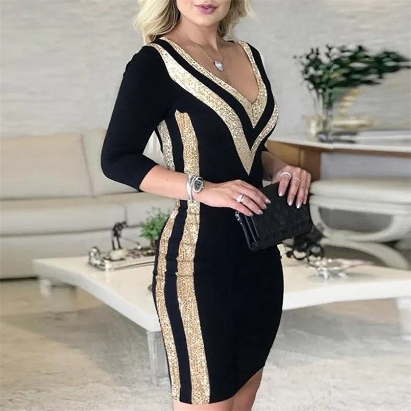 knee length dresses for ladies Jovani Prom Dress 43643 Black/Gold / 12 main image 1