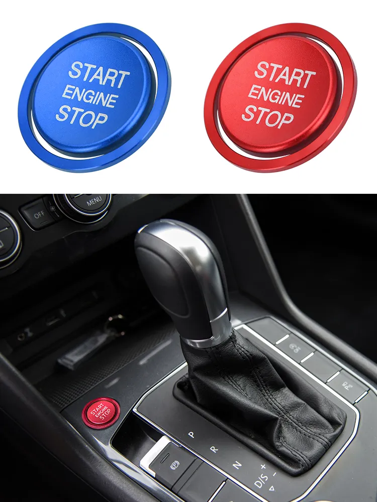 Auto Motor Start Stop Knopf Ring Zündung Abdeckung Trim für VW Golf 7 MK7  VII GTI R Tiguan Jetta CC Arteon Passat B8 Touareg T-roc PQY-KG14