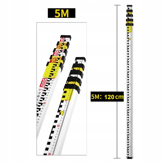 32X Автоматический оптический уровень и линейка Tratod Tower Точная выравнивающая высота / расстояние / Угол измерительный инструмент