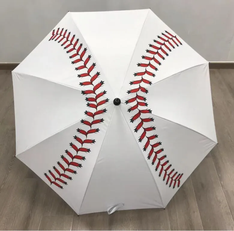 Honkbal stiksels paraplu sport 20 stks nieuwe Cheer toonaangevende Paraplu Automatische Regen Vrouwen Drie-opvouwbare Winddicht Vrouwelijke Waterdichte Parasol