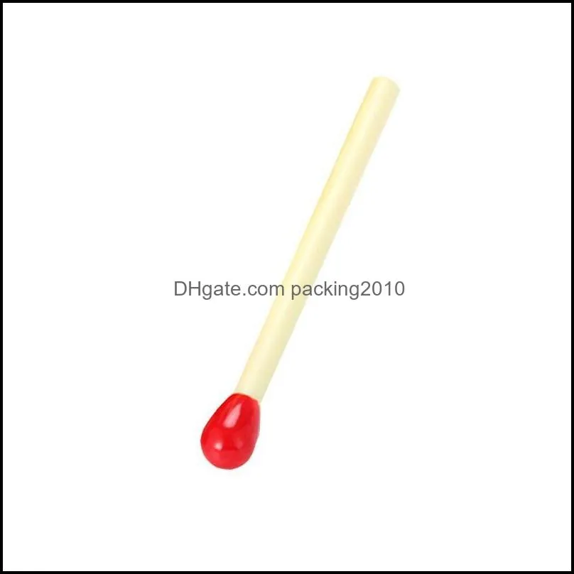 Novelty Matchstick Ballpoint Pen Joke School Supplies Match Pens Stationery