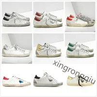 Baskets Shoe Golden Sneakers Super Star Trainers Classic White Do-old Italy Brand Sequin Dirty Designer Man Women Casual Shoes