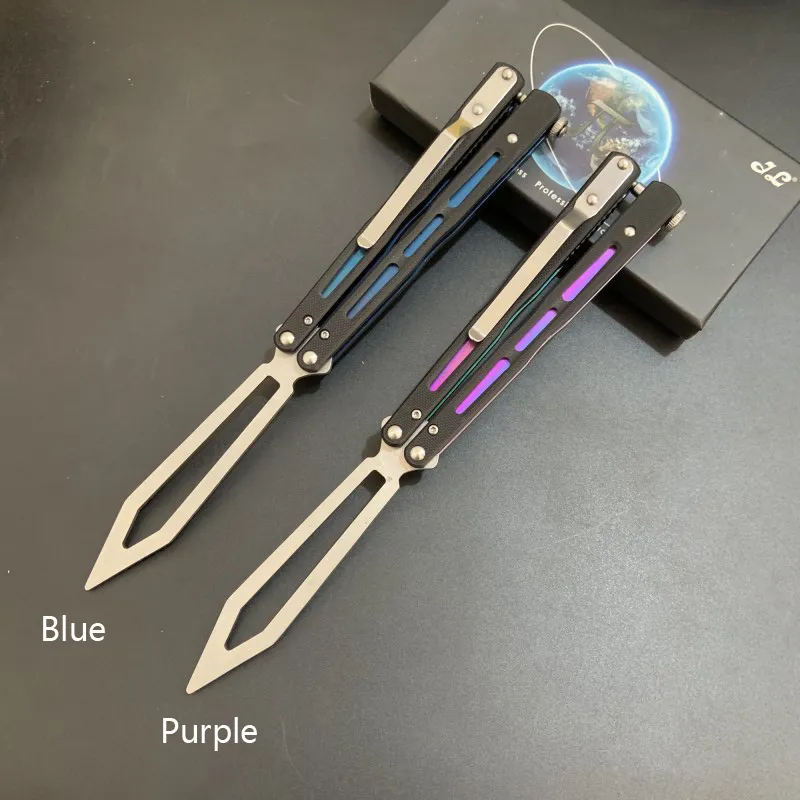 Theone BRS Replicant BM51 트레이너 나이프 블랙 G10 핸들 D2 블레이드 부싱 시스템 접이식 나이프 야외 서바이벌 사냥 캠핑 EDC C94 도구