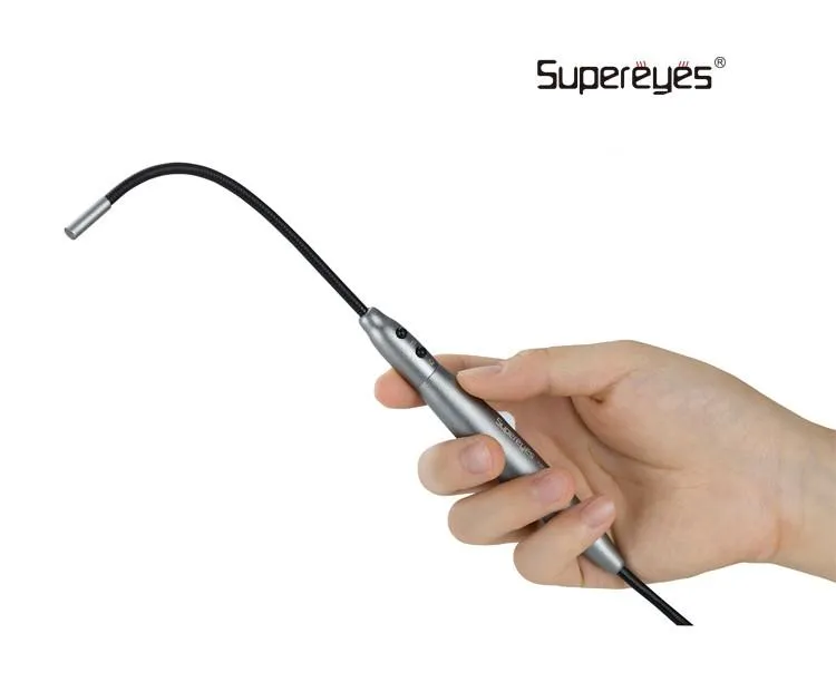 Supereyes Y001 1-50X Earpick Endoskop Koruyucu Temizleyici Otoskop 4mm El USB Video Mikroskop Borescope Earwax Kaldırma IP Kameralar