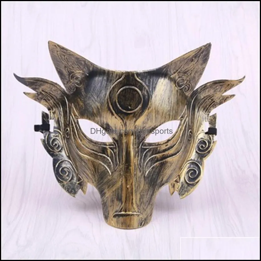 Thick Wolf Mask Horror Costume Wolves Masks Halloween Masquerade Party Decoration Adult Children a01