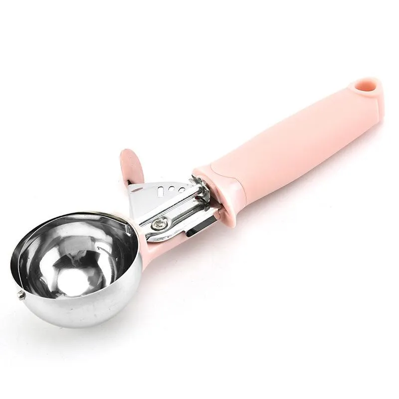 High Quality Stainless Steel Ice Cream Tools Scoop Fruit Digging Ball Scoop Household Gadgets Kitchen Dining Bar DIY GH0032