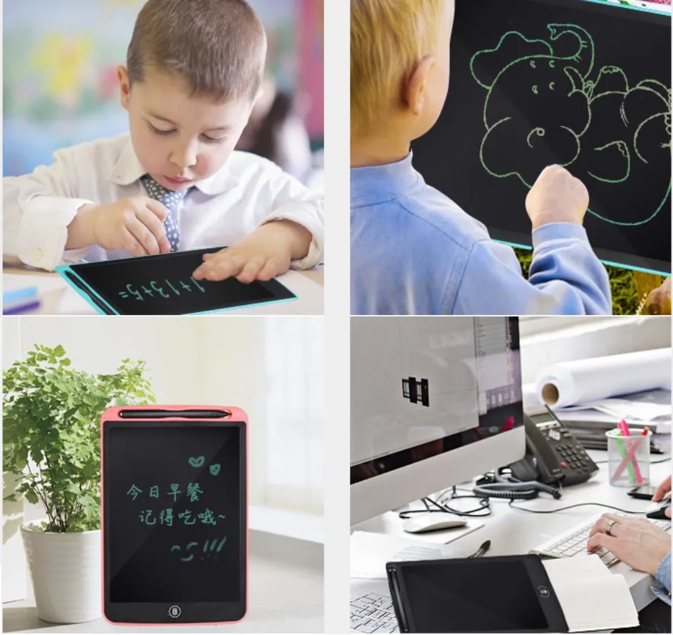 Portable 10 inch colorful LCD Drawing Board Simplicity Graphic Handwriting Pads for Kids