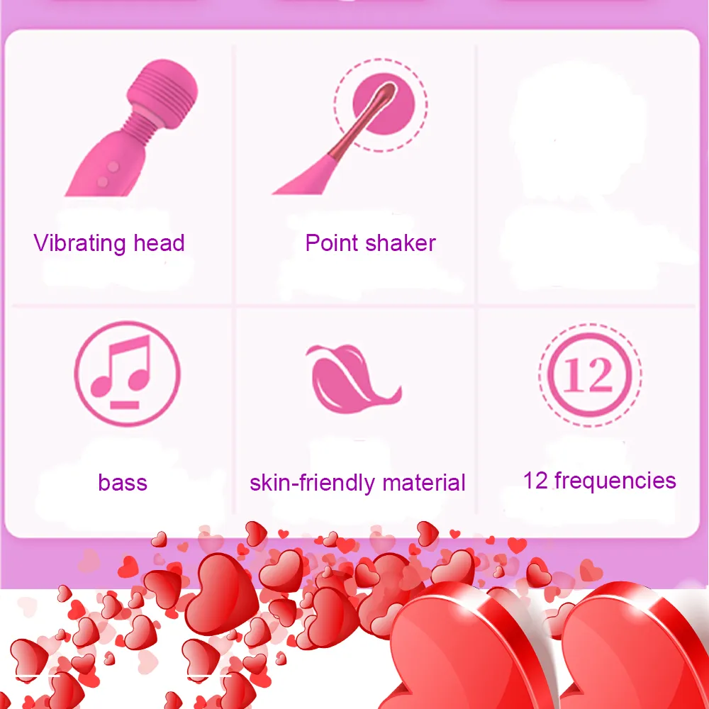 double-headed AV vibrato Dual for Women Clitorist Stimulator Vibrantor Woman Massage Licking hine Licker Amal2023_voghion.com