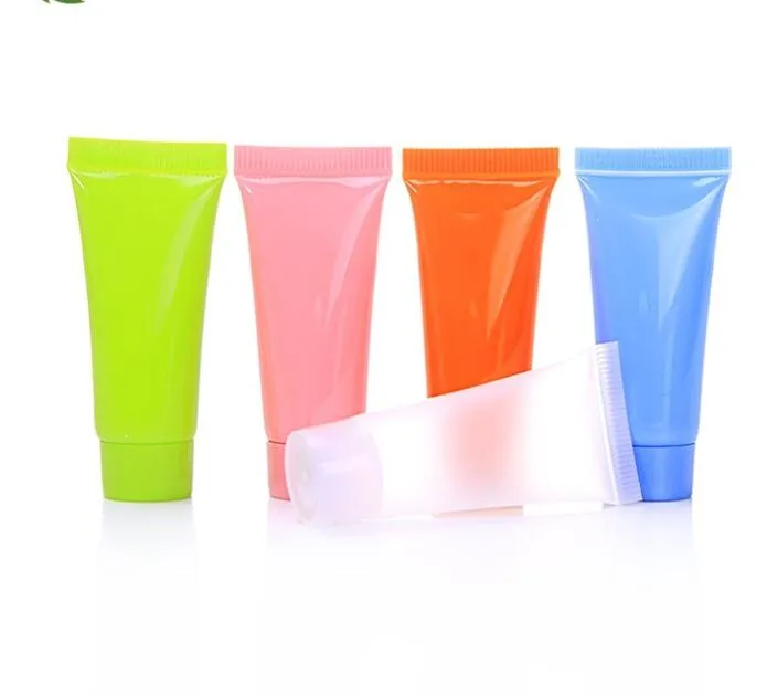 10ML Transparent Plastic Hand Cream Bottle Lotion Tube Cosmetic Container Split Bottles