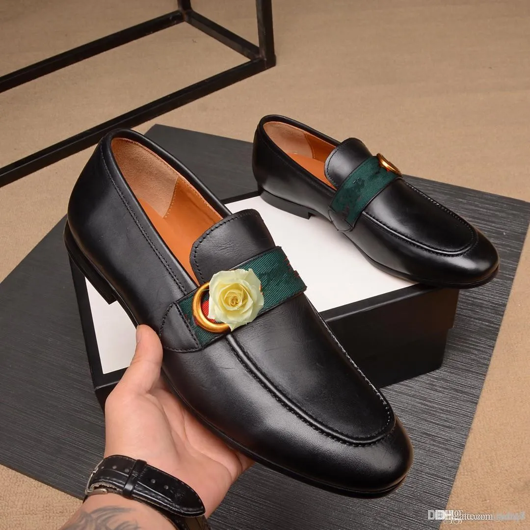 A1 Mens Dress Loafers Terno Sapatos Sapatos Italianos Homens Formal Coiffe Oficial Sapatos Homens Elegant Sepatu Slip na Pria Erkek Ayakkabi 33