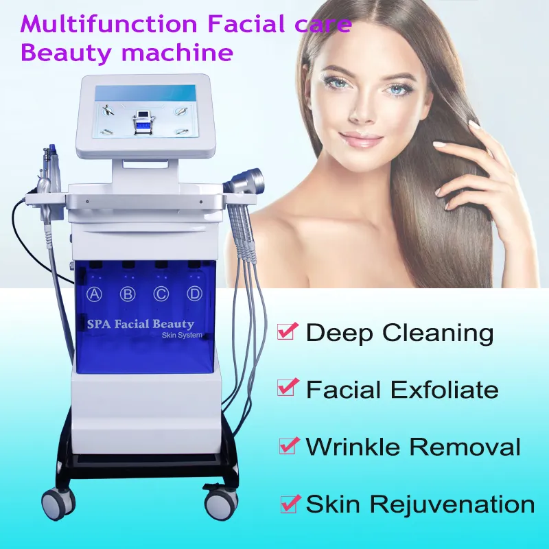 8 in1 hydro dermabrasion Вода Кислородная струя для пилинга алмазная микродермабразия машины для лица уход за кожей омоложение кожи