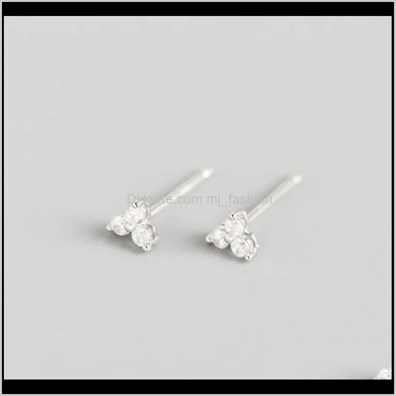 designer earrings europe america fold and wear ear studs 925 silver ear buckle simple light luxury mini earrings