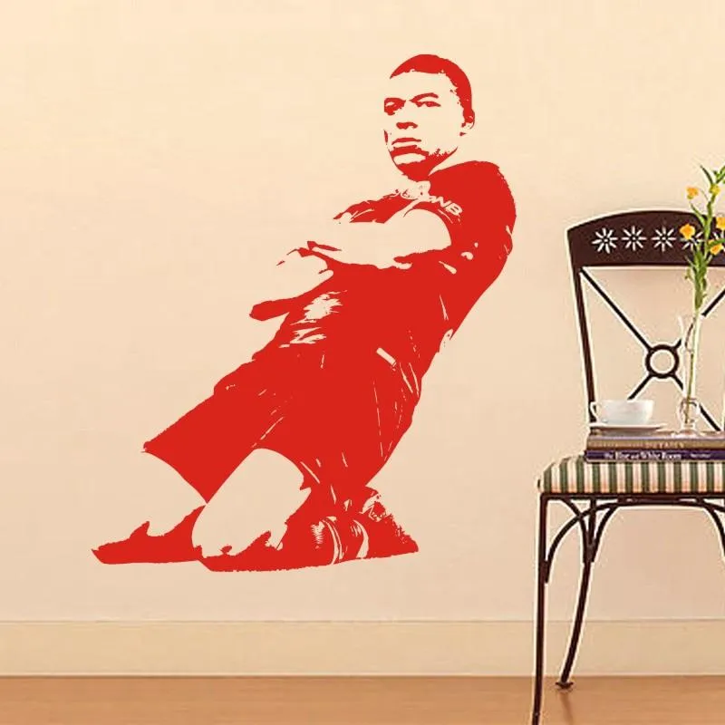 Wall Stickers Mbappe Sticker Sports Football Soccer Player Car Decal Kids  Room Posters Viny Football3001 From 46,05 €