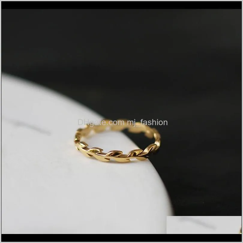 love ring golden botany willow wheat ear women ring high quality simplicity design fashion rings gifts