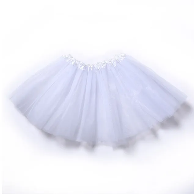 Bébé Danse Tutu Tulle Jupes Pettiskirt Ballet Jupes Princesse Dance Jupe Jupe De Dance Vêtements De Deux Costume Fluffy Mousseline de soie Dressup Jupes fantaisie