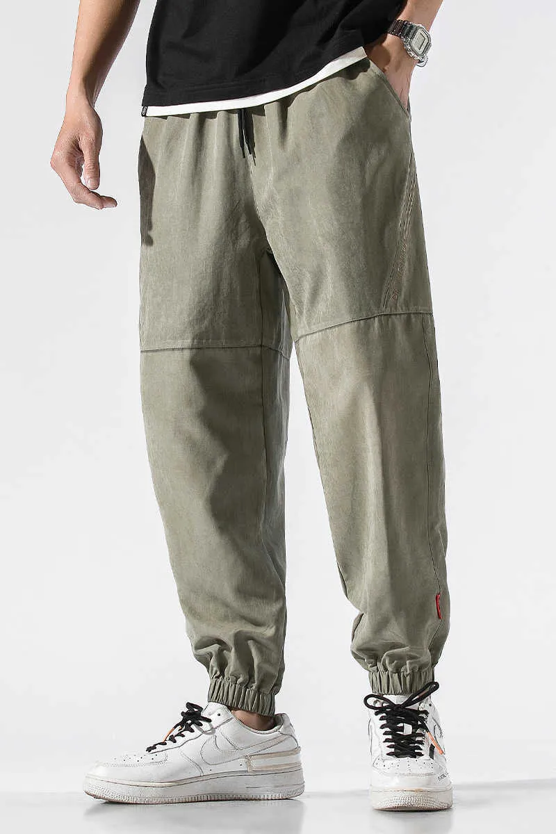 Nouveaux hommes printemps été patchwork pantalons décontractés rayé pantalons de survêtement en vrac joggeurs mode masculine pantalons vintage pantalons de course sport x0723