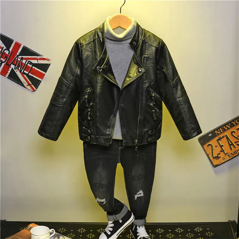 DHgate.com:Stylish Leather Jacket with Fur Lining for