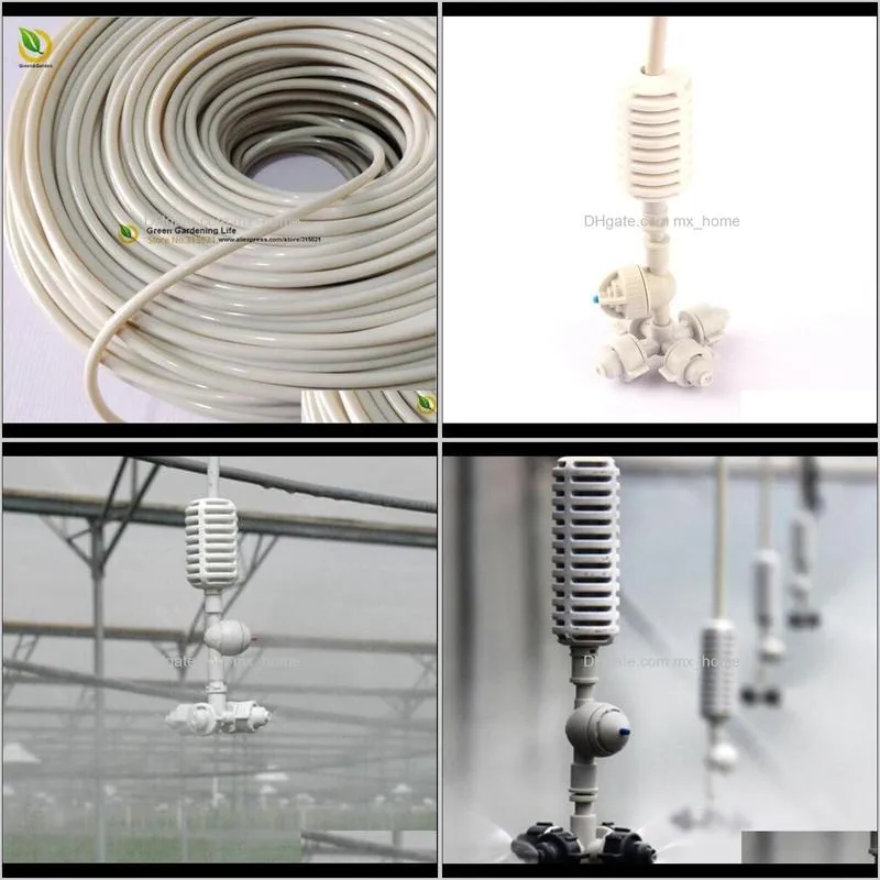 10m 20m 50m 4/7mm white garden hose greenhouse drip irrigation pipe hi-quality watering system soft irrigation pipe hose