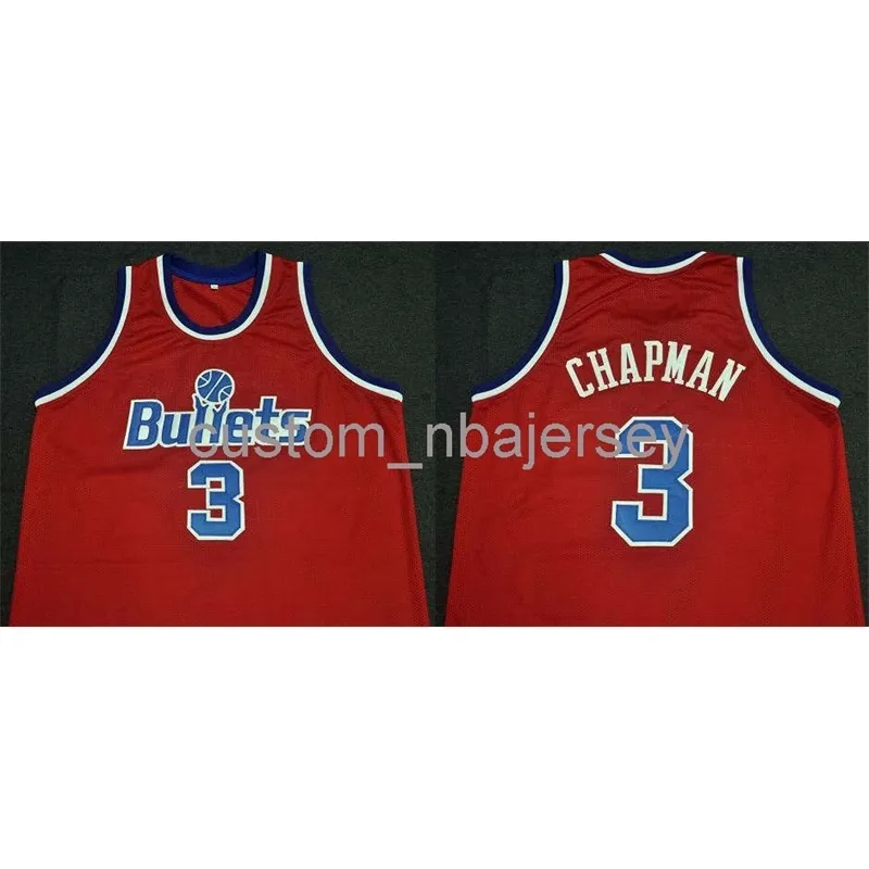 Män Kvinnor Ungdom Rex Chapman Away Classics Basketball Jersey Stitched Custom Name Any Number