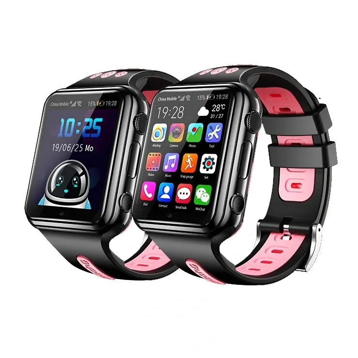 Bakeey W5 4G Children Smart Watch 1,54 tum pekskärm GPS+WIFI+lbs Position SOS Dual Camera Waterproof 1080mAh Kids Smart Watch Phone