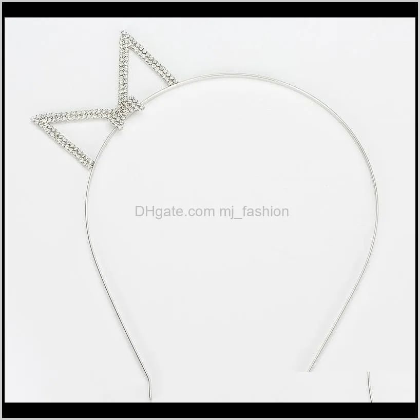 fashion barrette hair clip for woman girl rhinestone crystal headband barrett clips for hair accessories headwear ps2451
