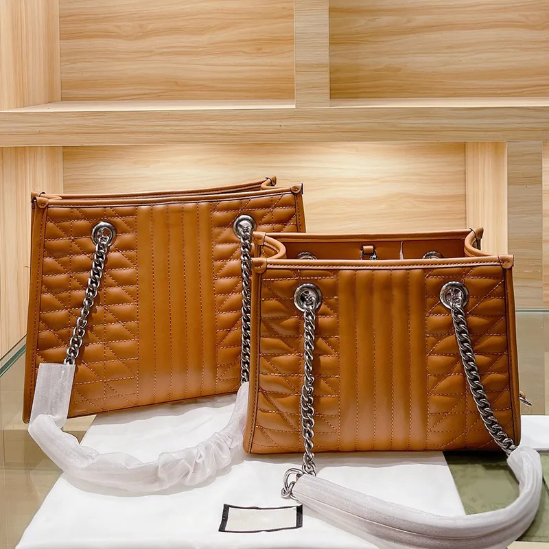 Designer Women Marmont Tote Shopping Bag 2021s Italy Brand Thread Genuine Leather Large Capacity Totes Handbags Woman Shoulder Handbag Luxurys Designers Bags