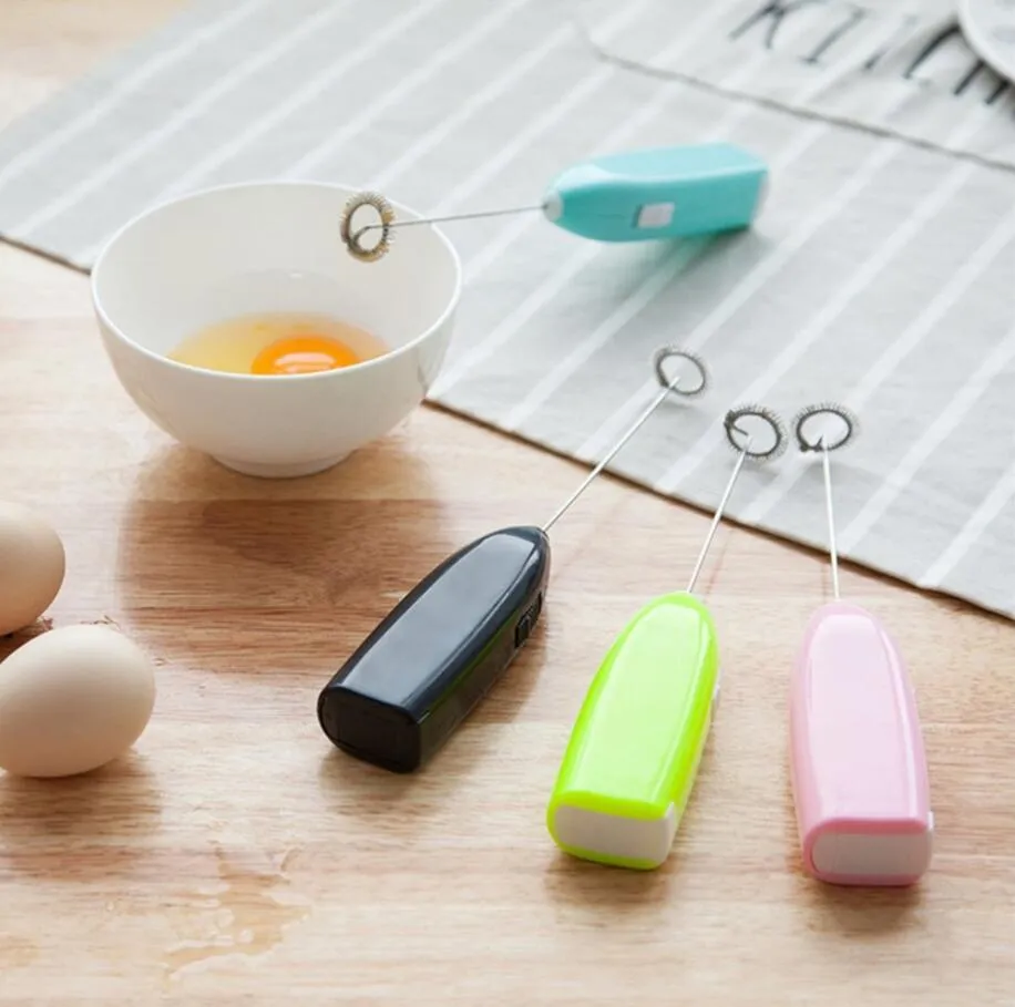 Kitchen Utensils Mini Electric Handle Stirrer Egg Beater Tea Milk