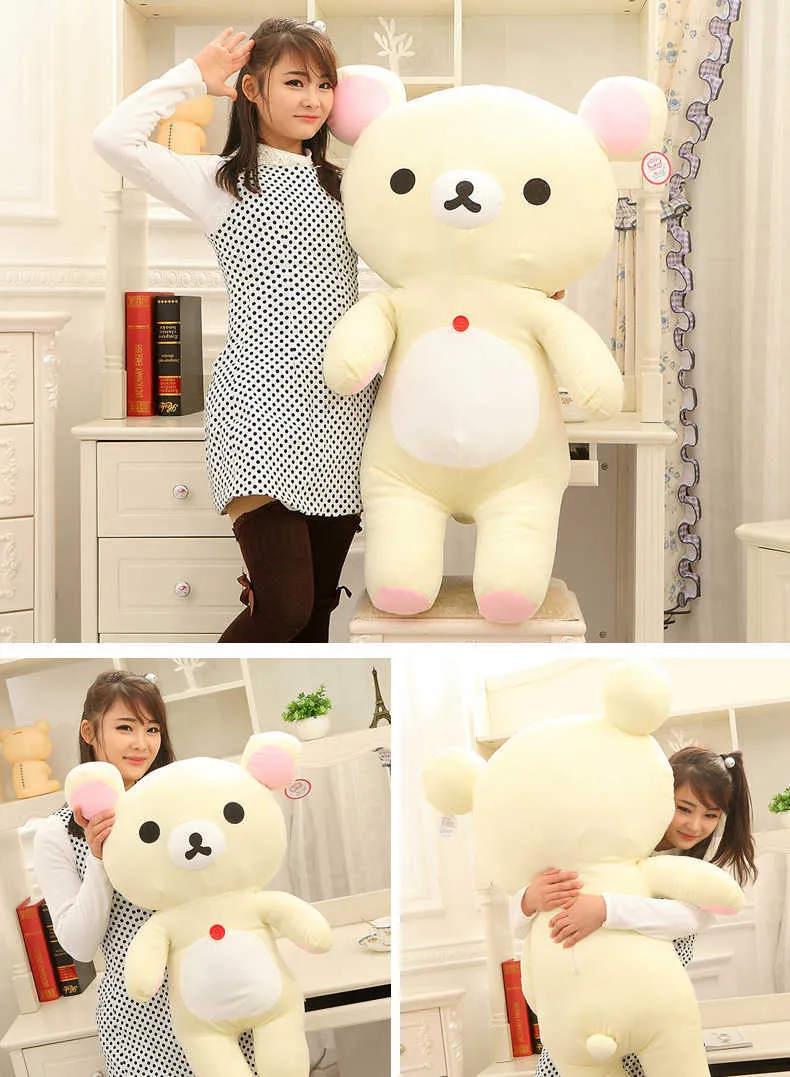 Cute Animal Plush Set: Brown Bear Stuffed Doll For Couples, Soft And ...