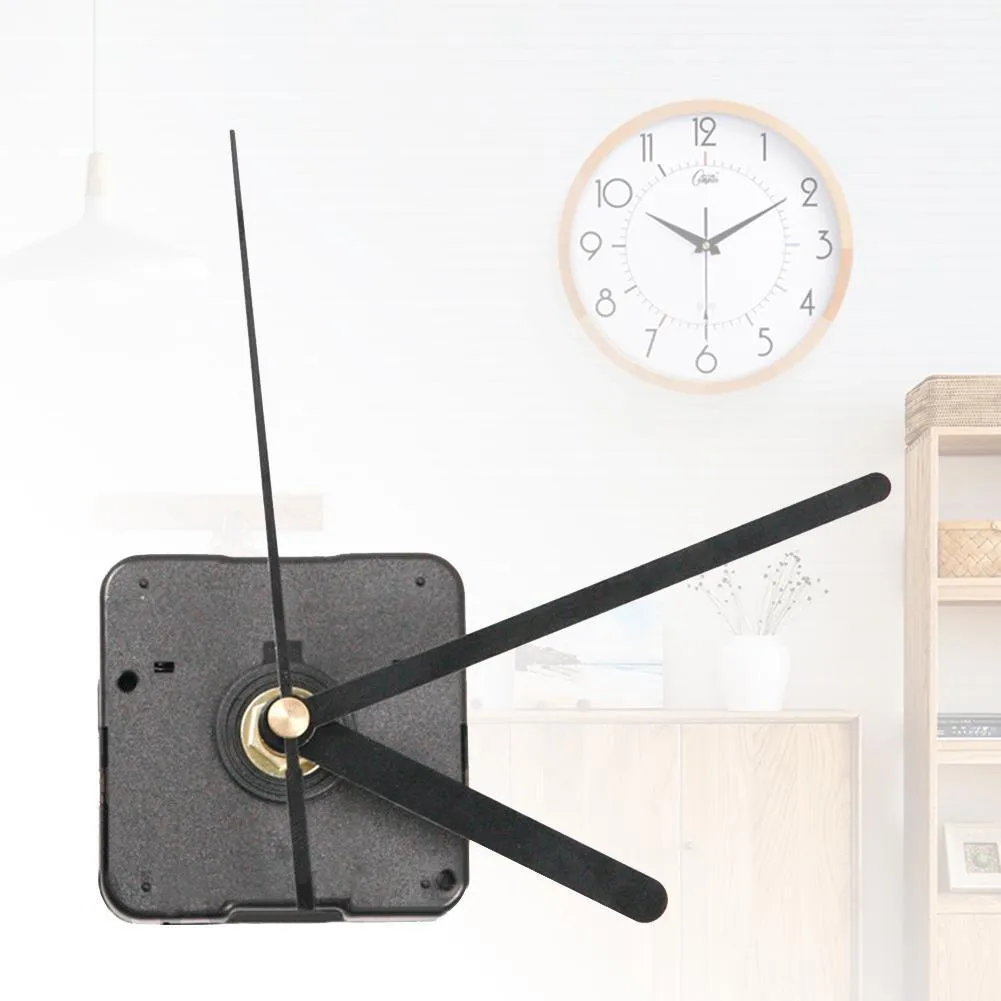 DIY Wall Quartz Clock Silent Large Movement Mechanism Hands Kit Tool Hook Repair Replacement Decor With