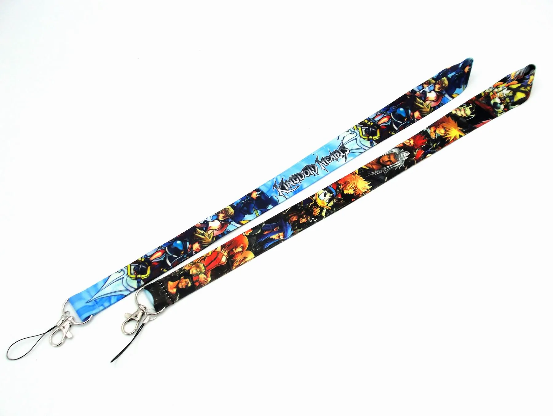20pcs dessin animé japon anime tour de cou lanières porte-badge corde pendentif porte-clés accessoire nouveau design garçon fille cadeaux petit gros # 16