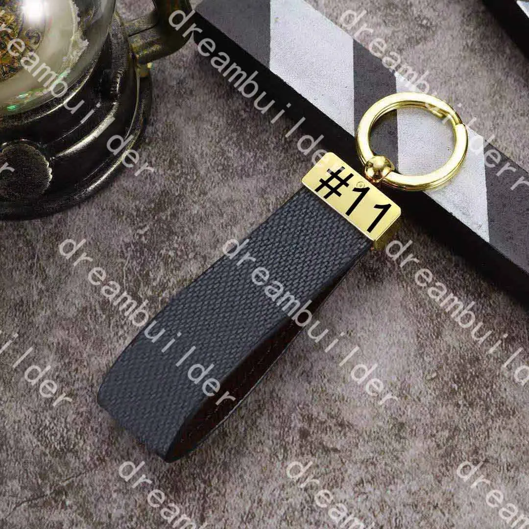 M65221 Luxury fashion Designer straps Handmade PU Leather Car Keychain Women Bag Charm Pendant Accessories