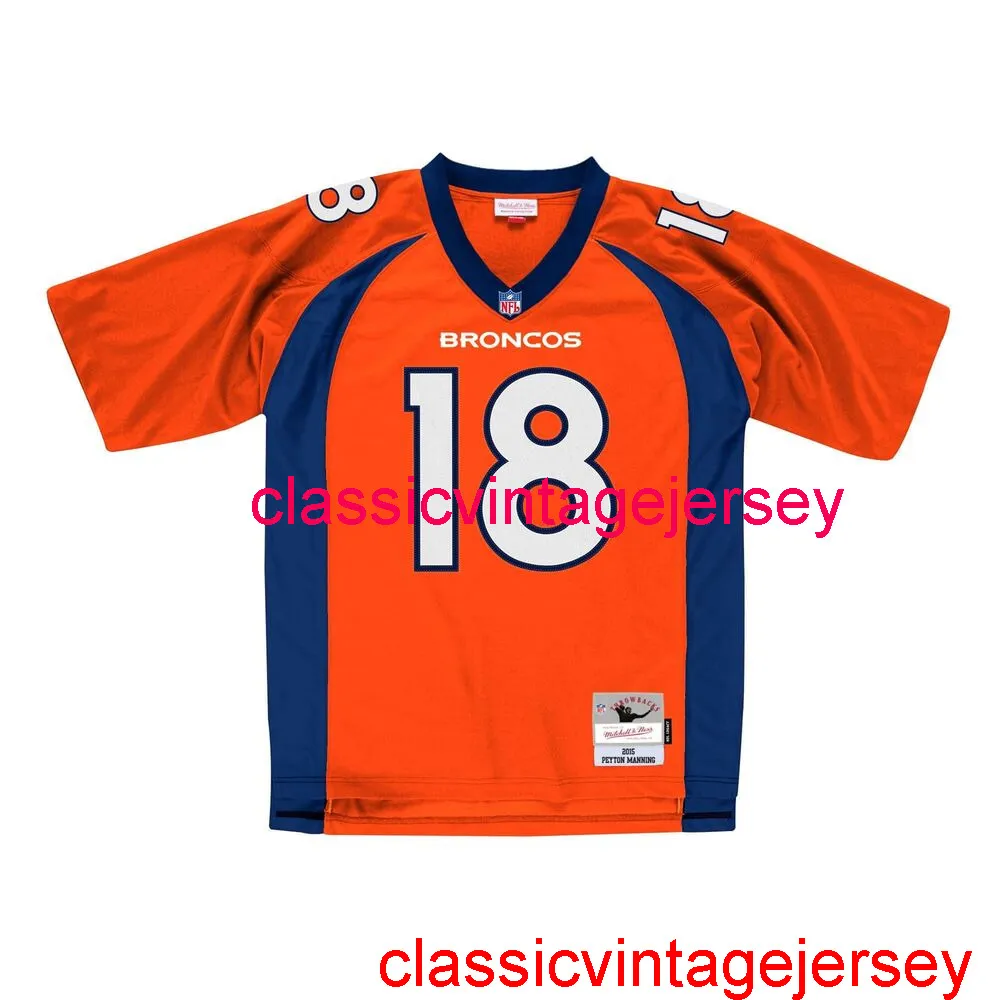 DHgate Stitched Custom Mens Womens Football Jersey 18 Peyton Manning Embroidery Sports Outdoors