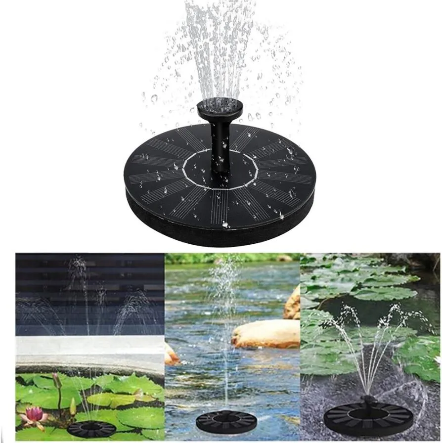 Floating Solar Fountain Garden Water Fountain Pond Decor Solar Panel Powered Fountain Water Pump Garden Patio Lawn Decoration