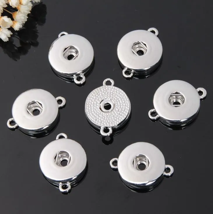 12mm 18mm Noosa Snap Button alloy charms Pendant for Necklace and bracelets DIY Jewelry Accessory Interchangeable Ginger Snap