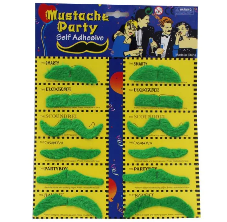LICHENGTAI Fake Bart Set – 4 Stück Verstellbare Kostüm-Bärte In Schwarz, Weiß, Braun & Grau Für Halloween, Cosplay & Partys