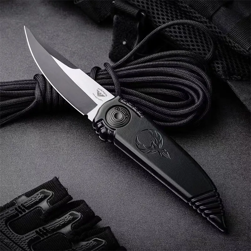 Offre spéciale Couteau pliant tactique 9CR13MOV BLAD DRAWing Blade Handle Handle Outdoor Edc Pocket Couteaux avec Retail Box1186080