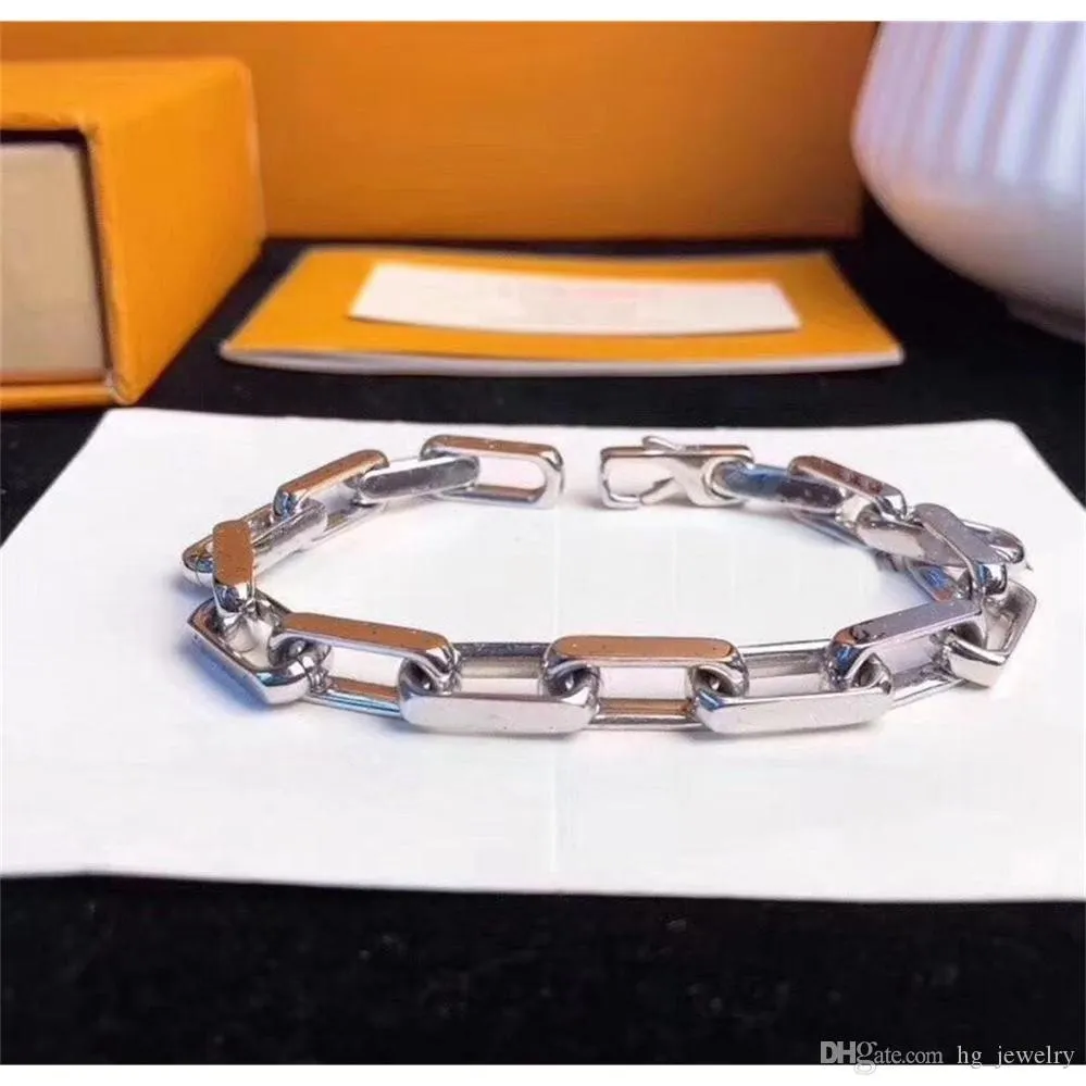 Bracelet de mode nouvelle arrivée homme et femme en acier au titane 316L graver Bracelet coloré plaqué or 18 carats Bracelets de chaîne épaisse