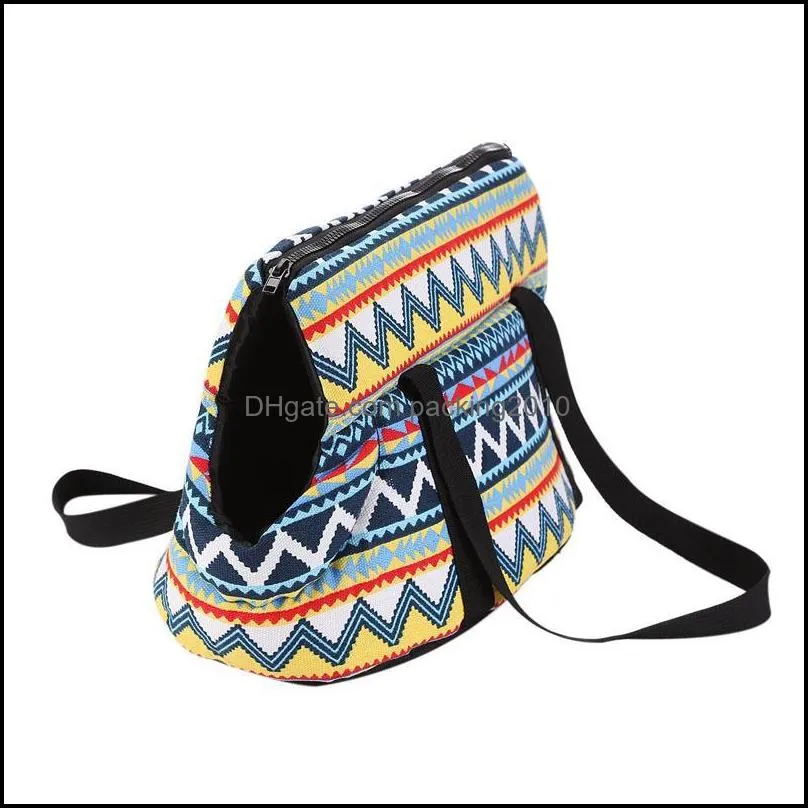Classic Pet Dog Carrier Bag Cozy Soft Puppy Cat Backpack Sling Bags Outdoor Travel Shoulder Bags for Chihuahua Small Dogs Cats