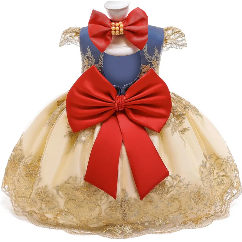 Erstes Geburtstagskleid für 1 2 Jahre alte Baby Lace Party Prinzessin Weihnachtskostüm Geboren 1. Taufkleid''g''ckh4