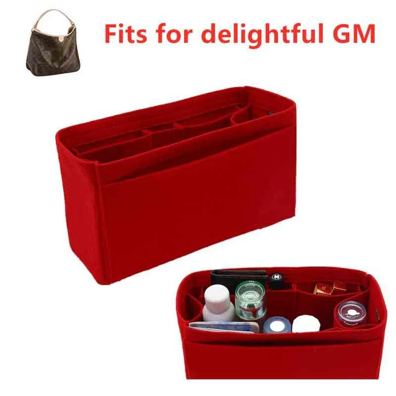 Portable Red Shoulder Bag Organizer For Women Fits Delicious Insert Bags Handbags And Travel Essentials Includes Inner Wallet And Shaper Base 220226 From Bag8886 24.27 DHgate.Com