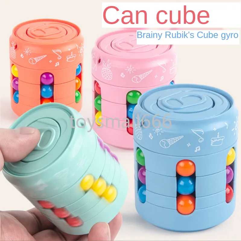 Magic Color Bean Finger Top Kan Spinning Formula Barn Intelligens Utveckling Tänkande Pussel Brain Movement Vuxen leksak